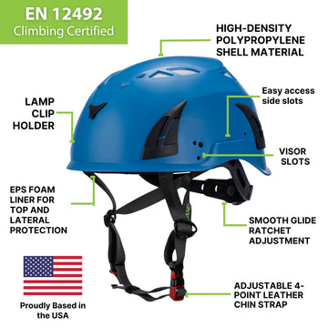 LAND M02 Rocky Helmet adjustable chin strap ensures secure, comfortable fit during climbs