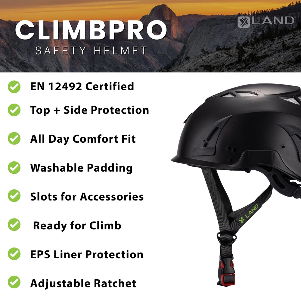 LAND M02 Rocky Helmet features 10 ventilation zones for cooling airflow.