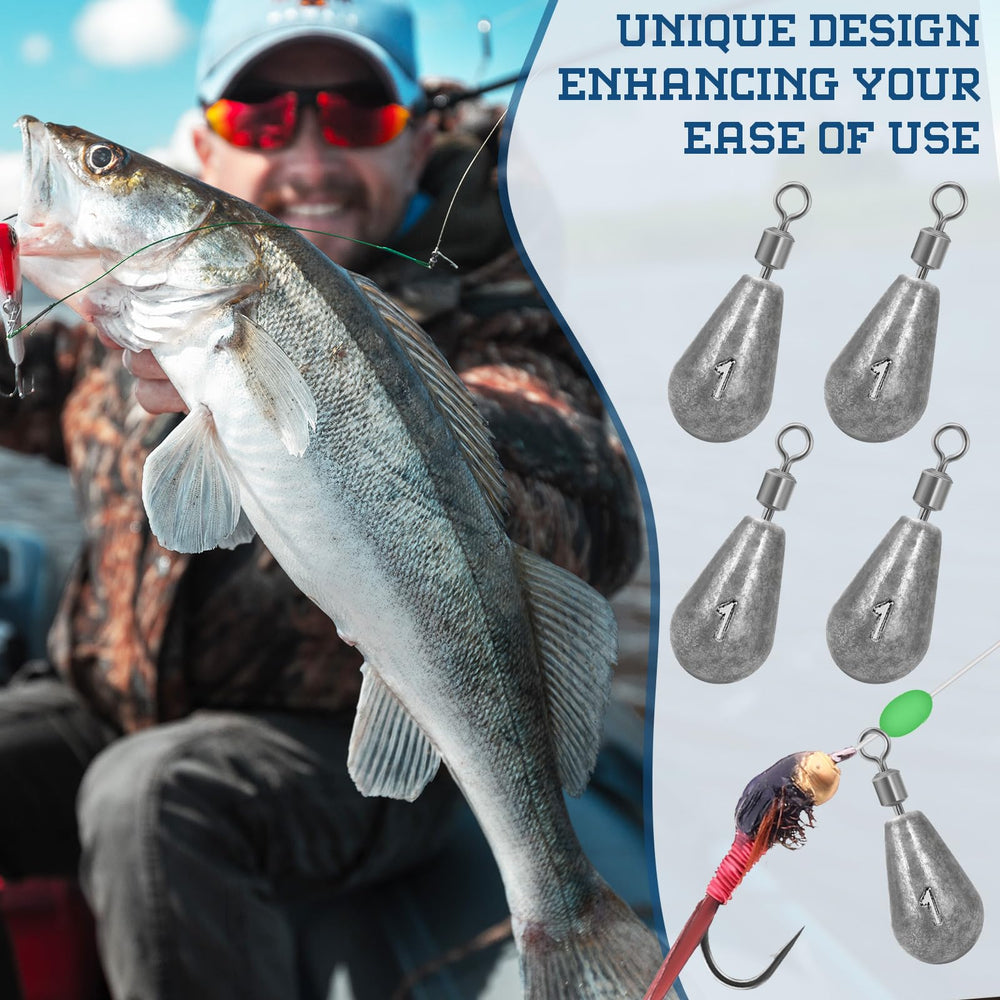 Drop shot and traditional rigs compatible bell sinkers