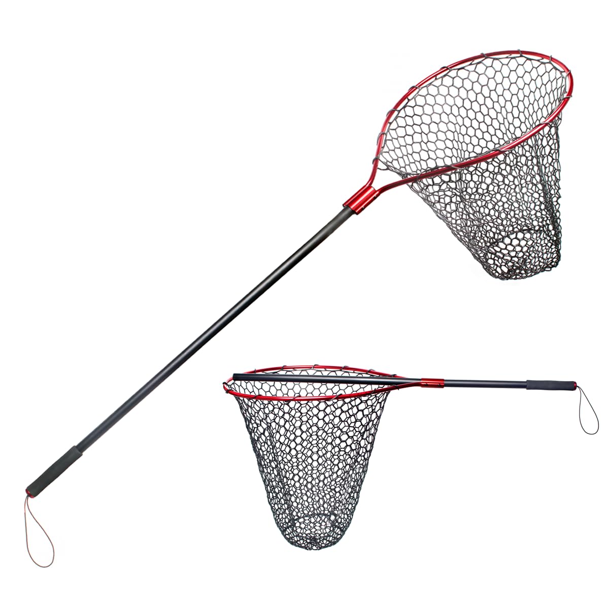Hoop size 23.6 x 19 inches rubber net