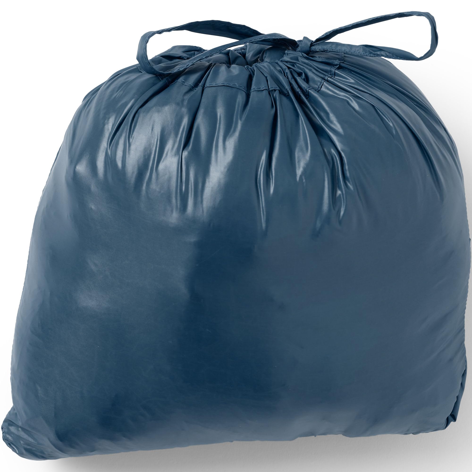 Lands' End packable chevron hooded jacket in bag shows easy travel storage