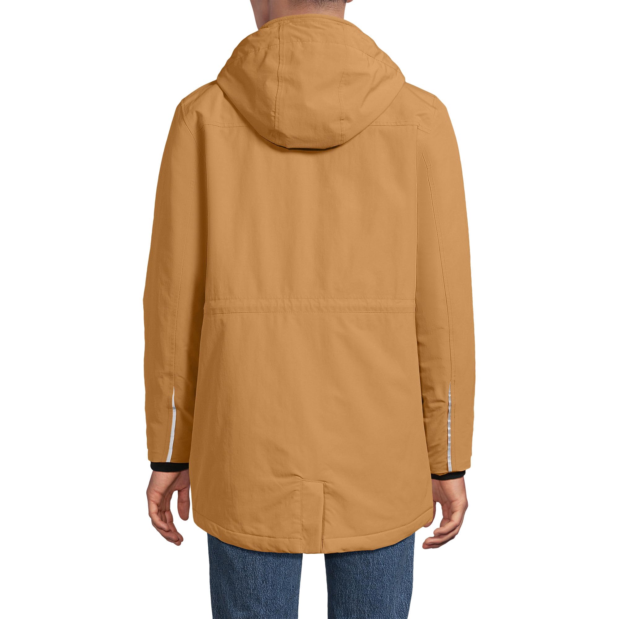 Lands' End Squall Parka side pocket highlights roomy storage for daily essentials.