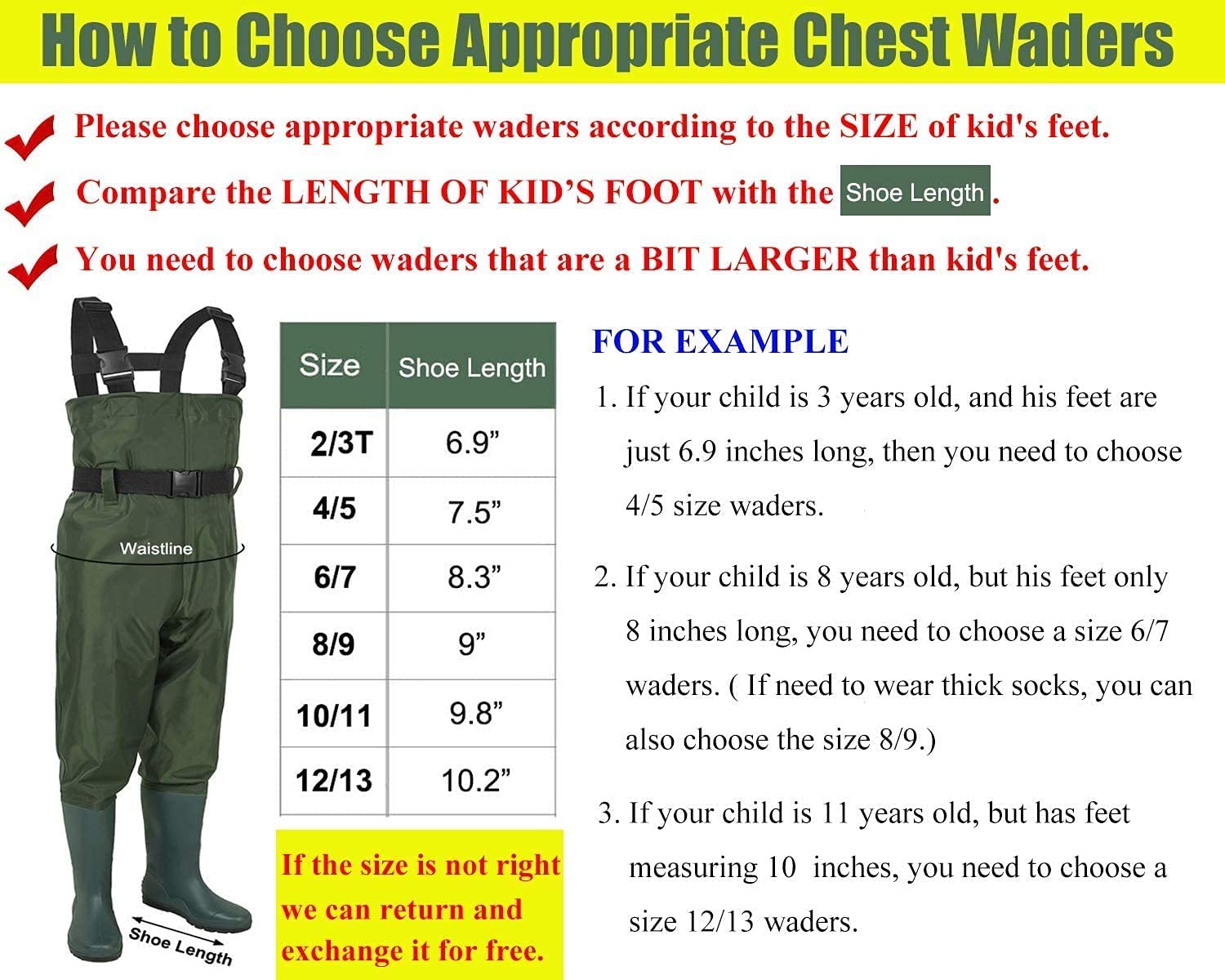 LANGXUN chest waders non-slip-boots for stability on snow and mud