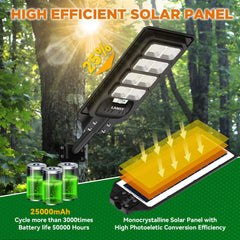 LANGY green hunting light solar panel charging for maintenance-free operation