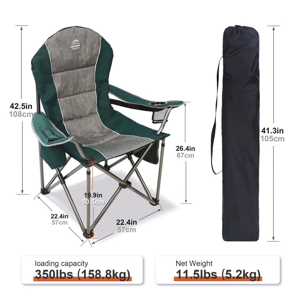 LANMOUNTAIN camping chair cooler bag keeps beverages cool outdoors.