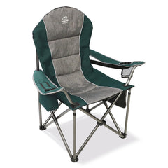 LANMOUNTAIN camping chair high-back design offers ergonomic all-day comfort.