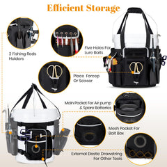 Waterproof Oxford fabric and sturdy handle of Lansru bucket organizer