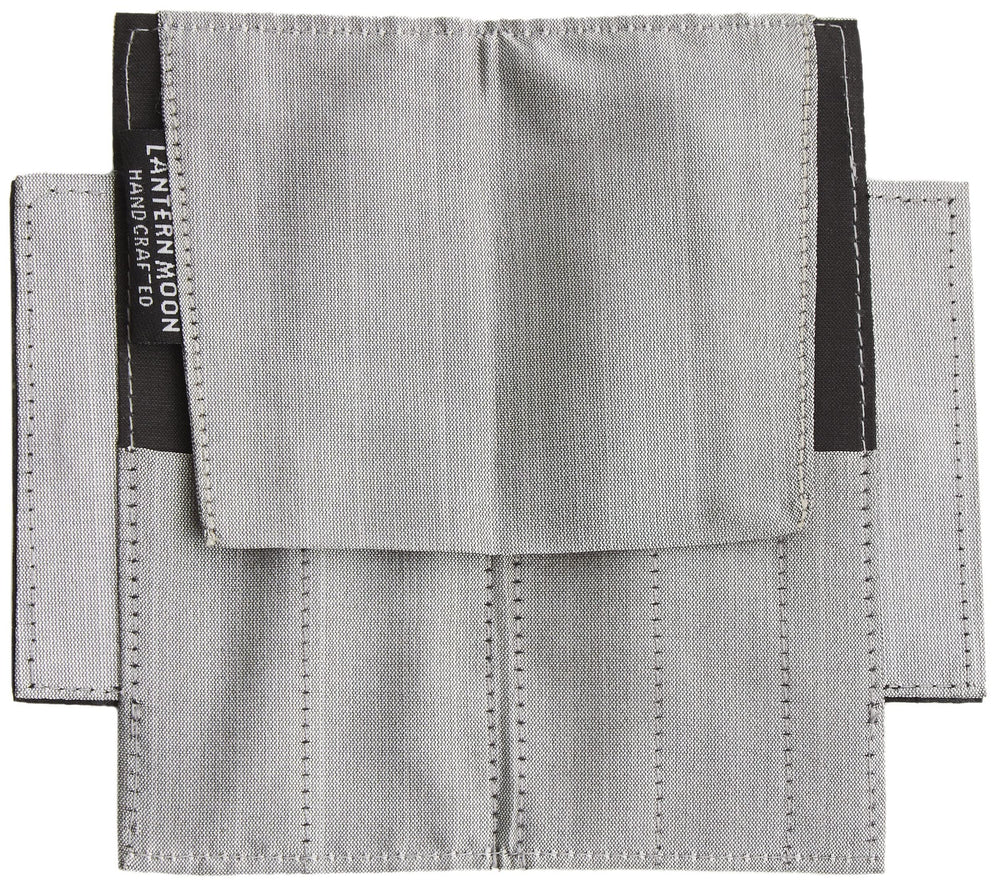 Lantern Moon Mindy Sleeve Cloud/Silver side view, compact tool organization.
