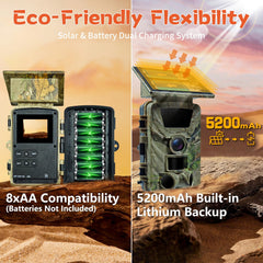 LANTOOCAM IP66 weatherproof casing handles extreme outdoor conditions.