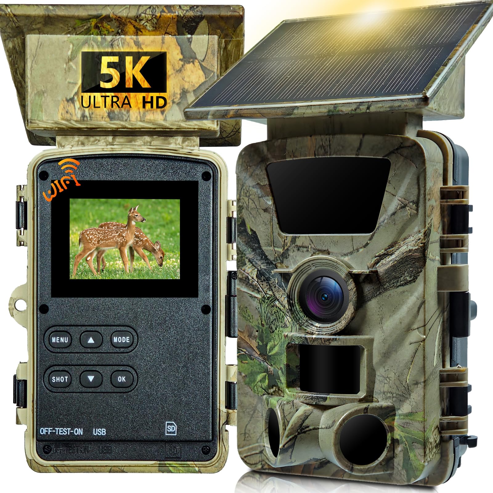 LANTOOCAM solar panel setup for extended, worry-free remote monitoring.