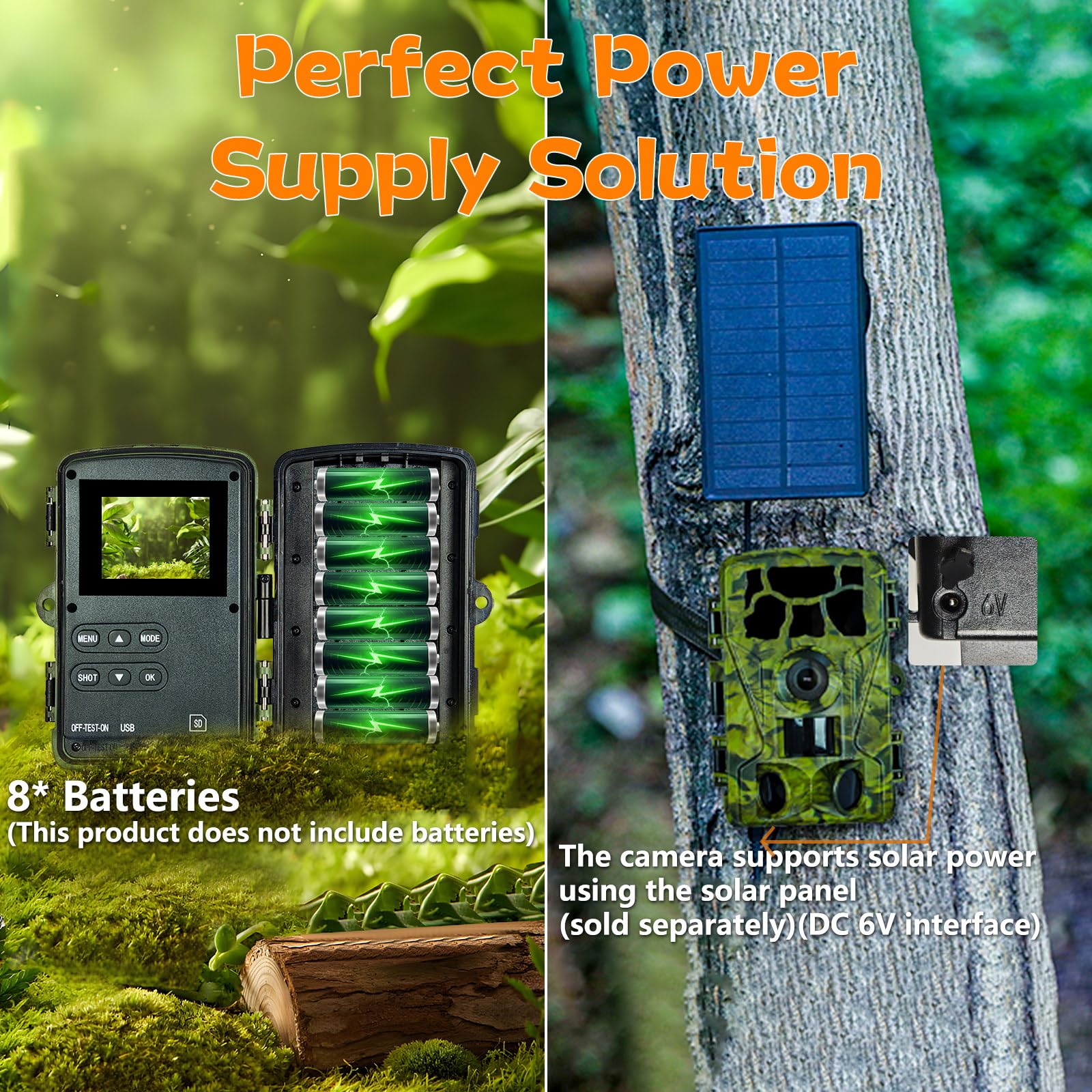 LANTOOCAM solar panel trail camera enables wireless, maintenance-free field monitoring.