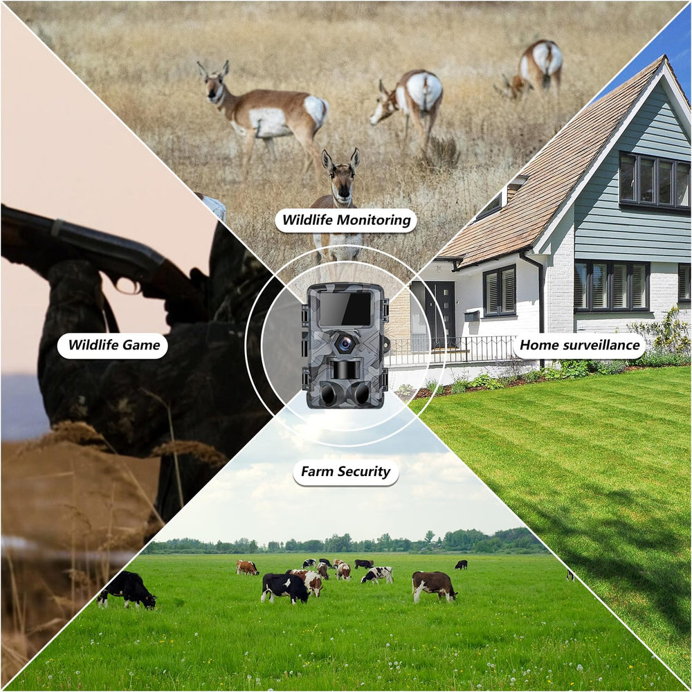 LANTOOCAM IP66 waterproof housing withstands rain and rugged environments.