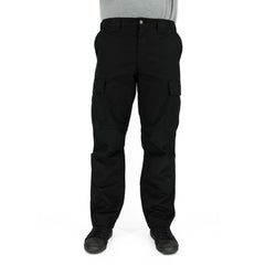 LA Police Gear Atlas BDU cargo pants articulated knees in rugged terrain.