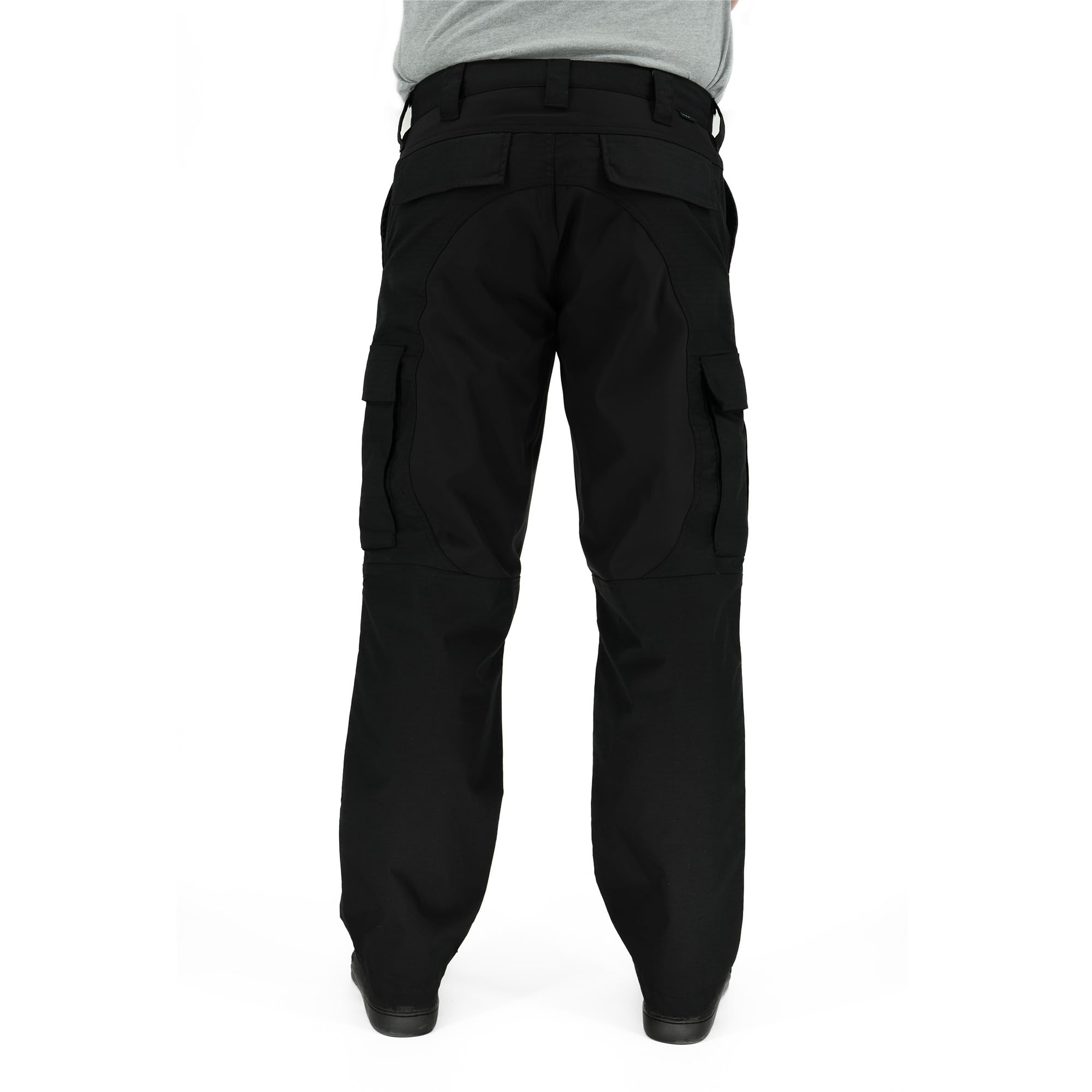 LA Police Gear Atlas BDU cargo pants stretch tech system in action for mobility
