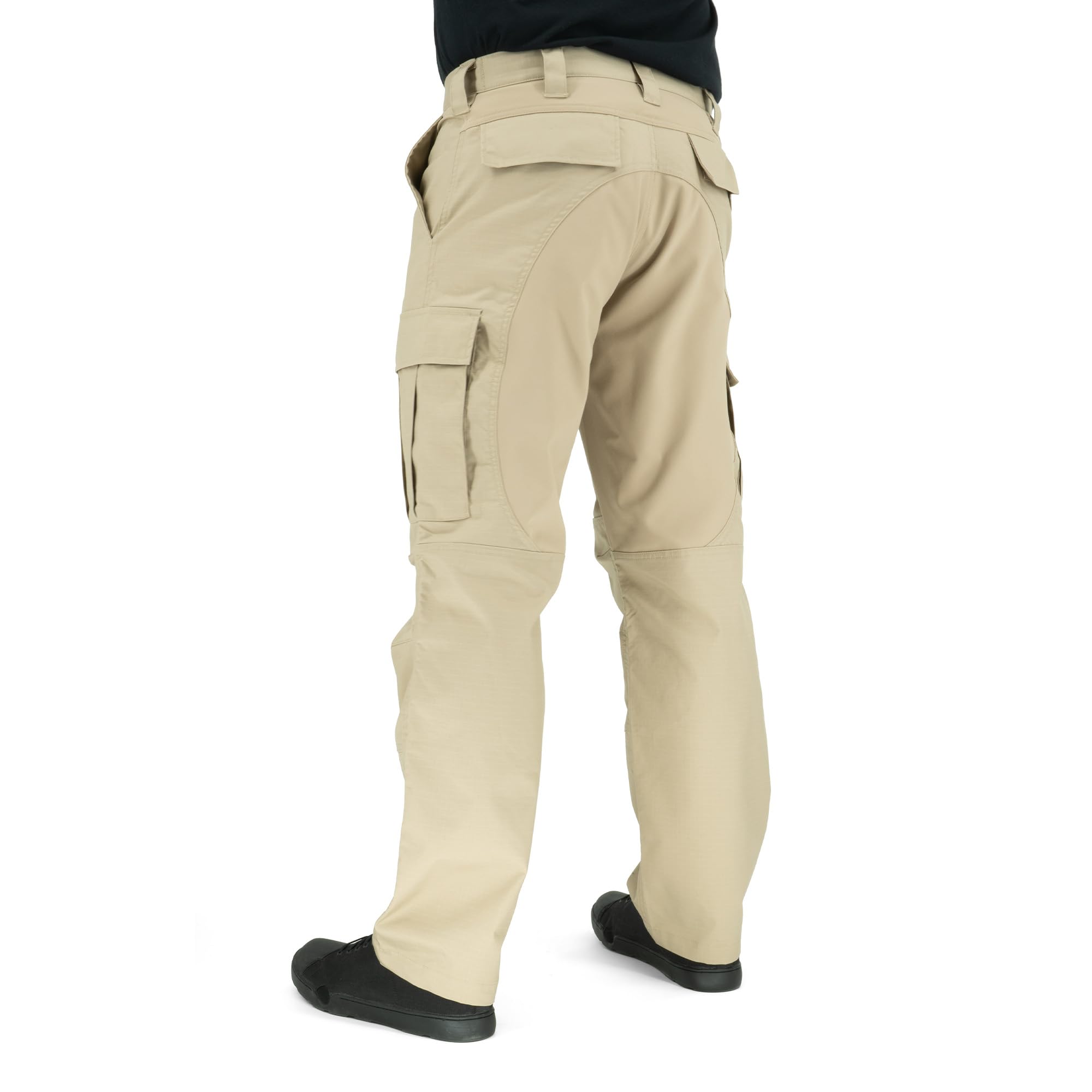 LA Police Gear LAPG Atlas BDU Cargo Pants tac-stud closure and belt loops for secure fit.