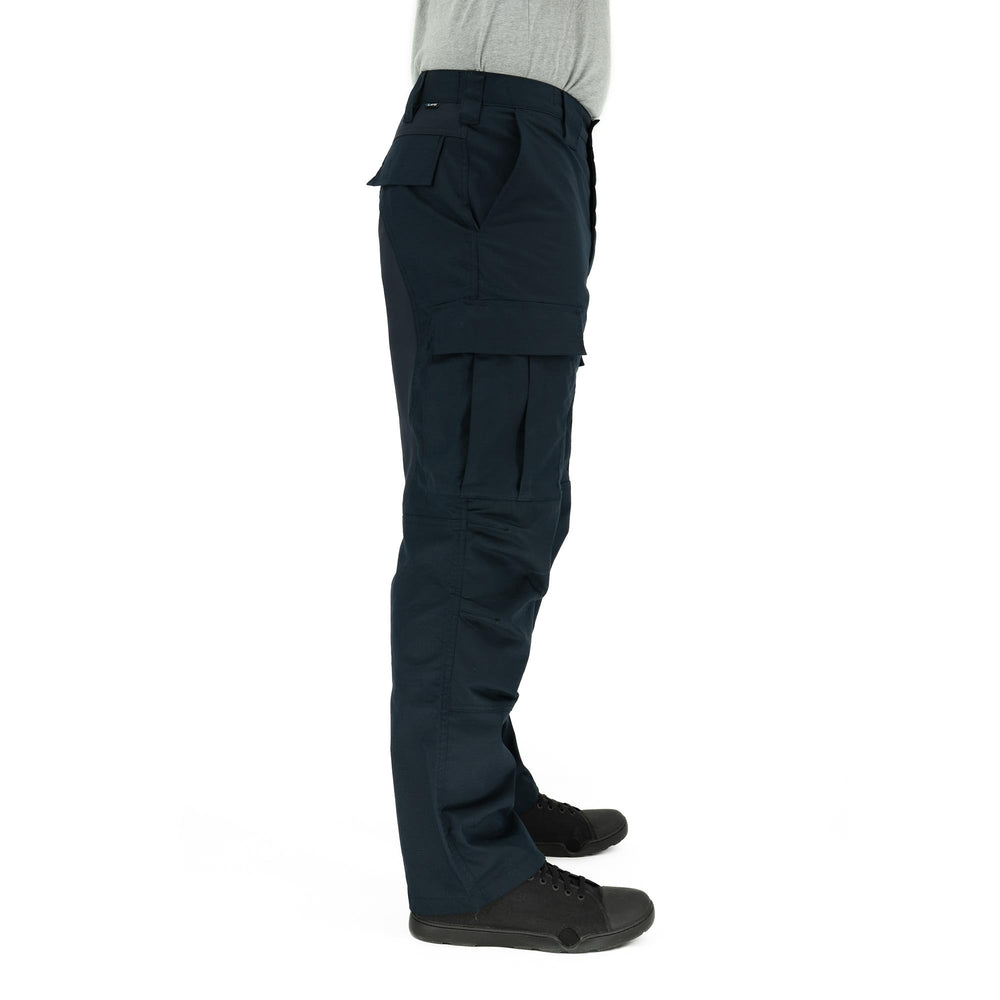 LA Police Gear Atlas BDU cargo pants waistband area with tac-stud closure for secure fit