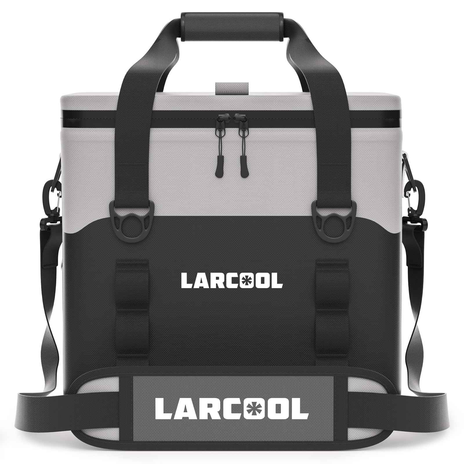 LARCOOL soft cooler 24-can insulation keeps beverages chilled during long day trips