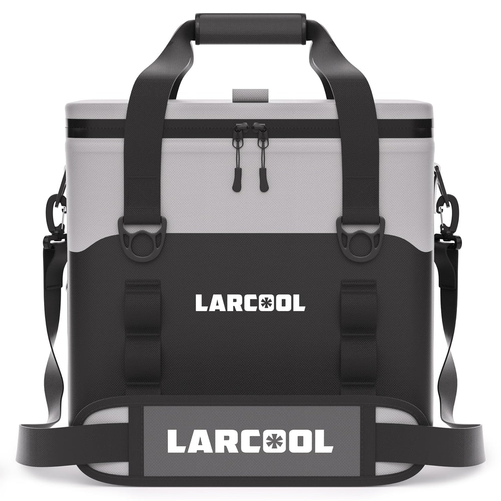 LARCOOL soft cooler 24-can insulation keeps beverages chilled during long day trips