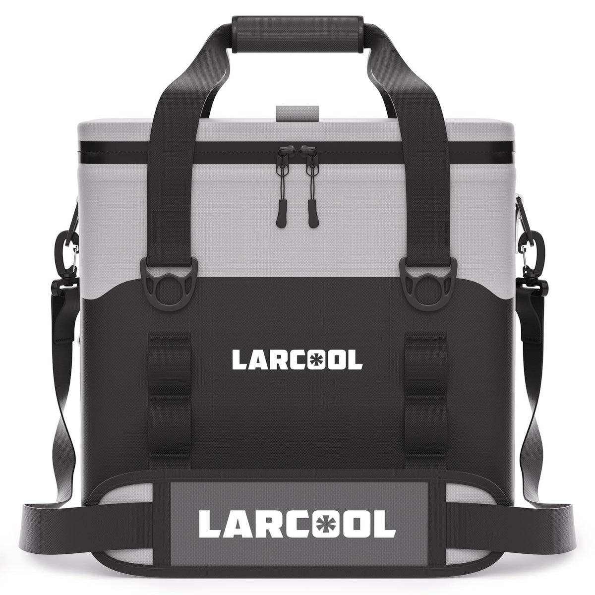 LARCOOL soft cooler 24-can insulation keeps beverages chilled during long day trips