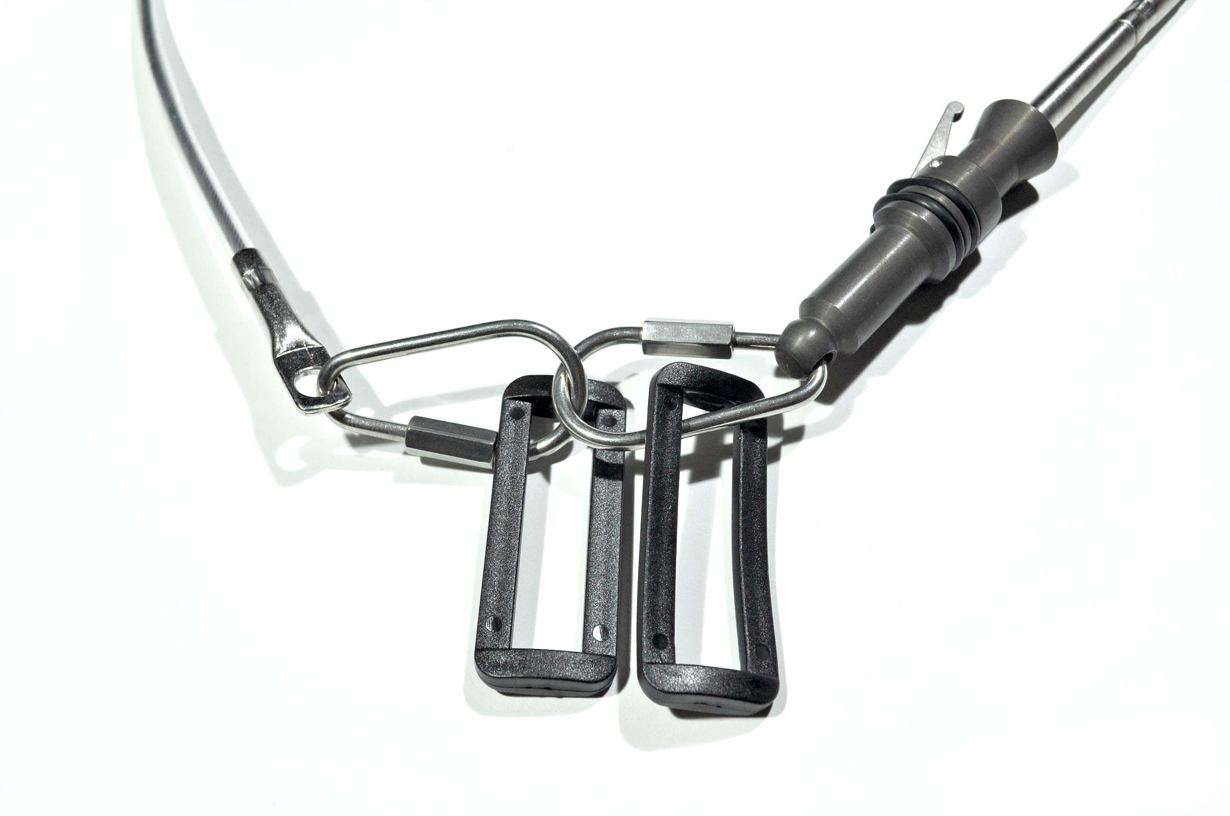 Large fish stringer holder for easy storage