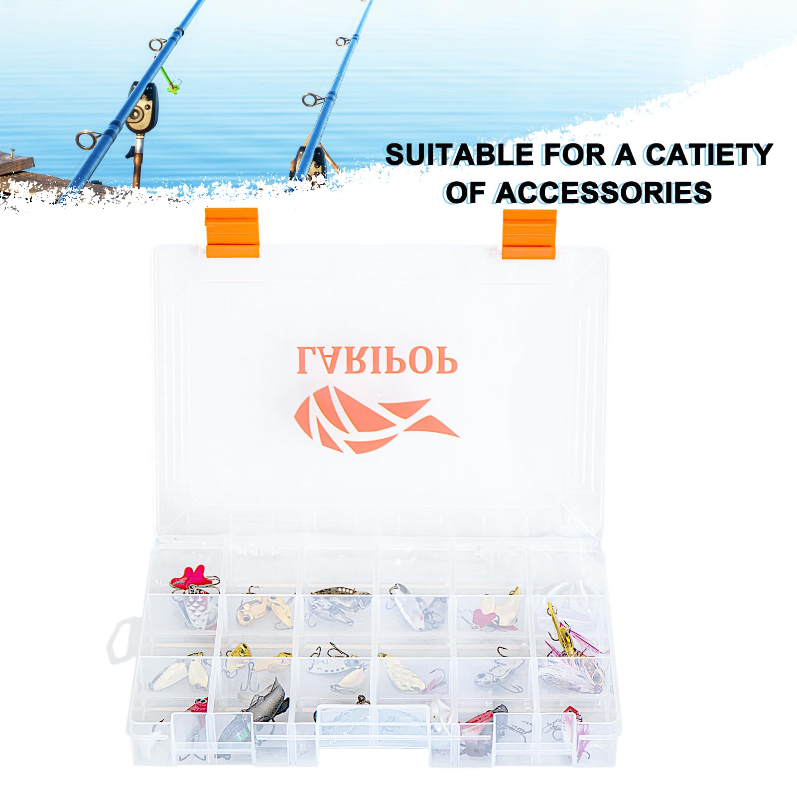 LARIPOP two-box pack ready for multi-day trips and organized tackle setups.