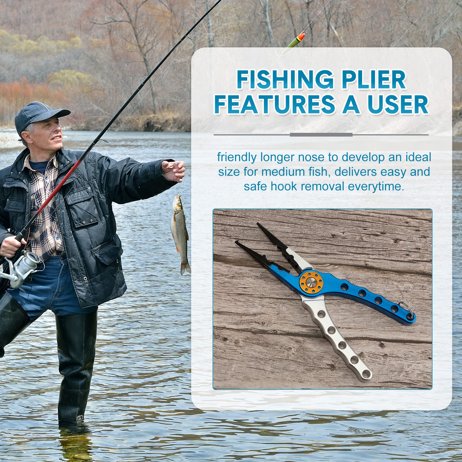 Non-slip wavy handle with nylon sheath, lanyard and belt buckle
