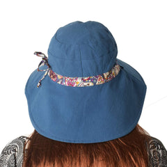 Wide 4-inch brim LassZone sun hat for women