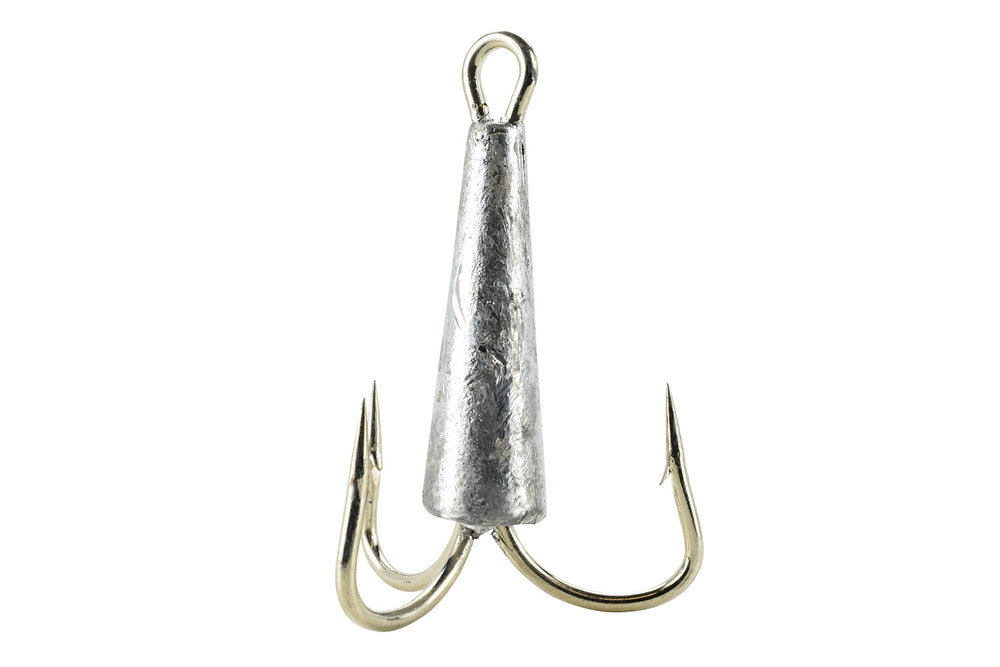 Five treble hooks included in the Last Cast Tackle 5-pack
