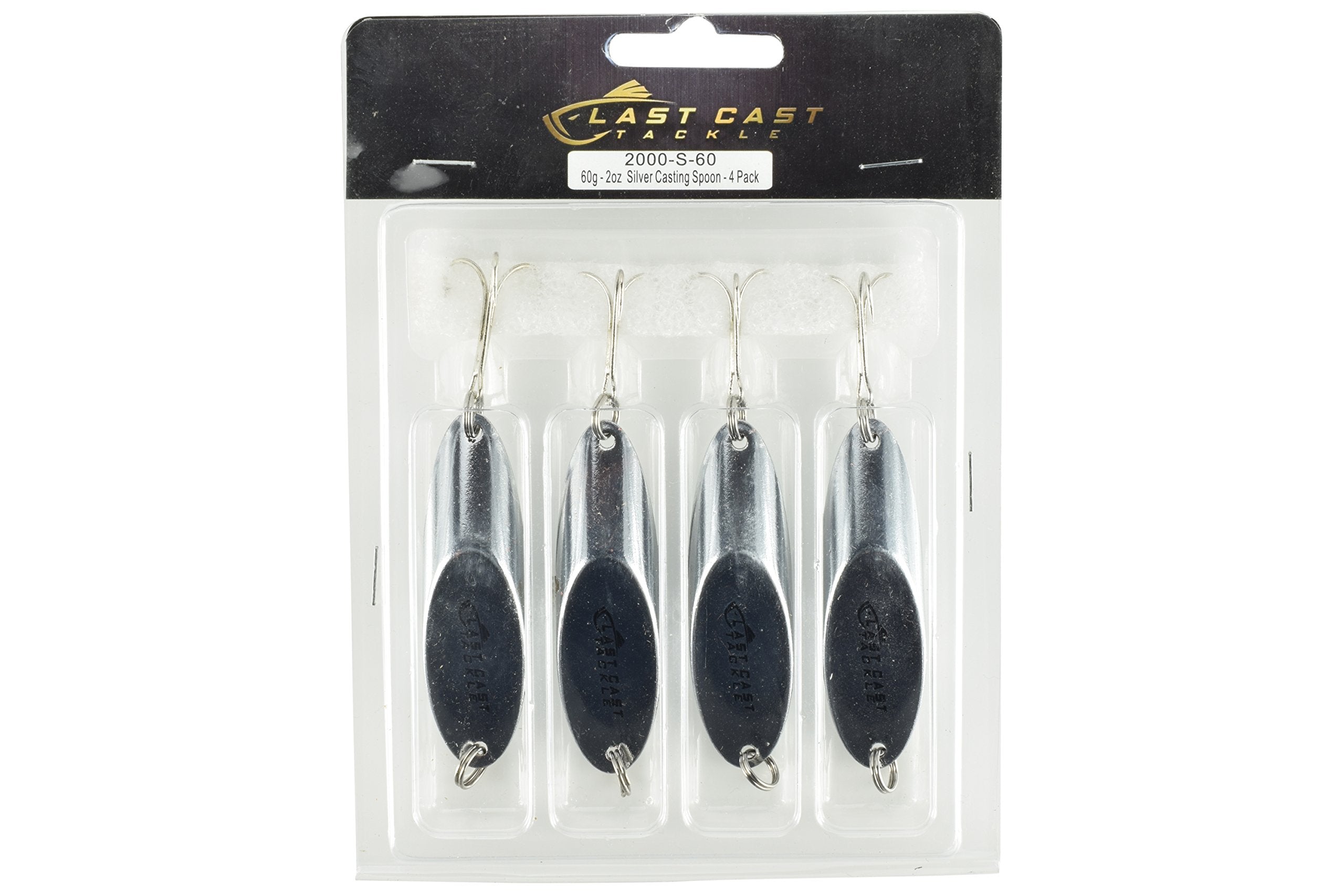 Last Cast Tackle 4-pack with spoons