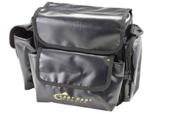 Last Cast Tackle 3-tube surf fishing tackle bag #8000 front view with three tubes