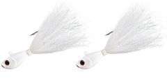 Last Cast Tackle Bucktail Jig 3-6oz – two bucktails