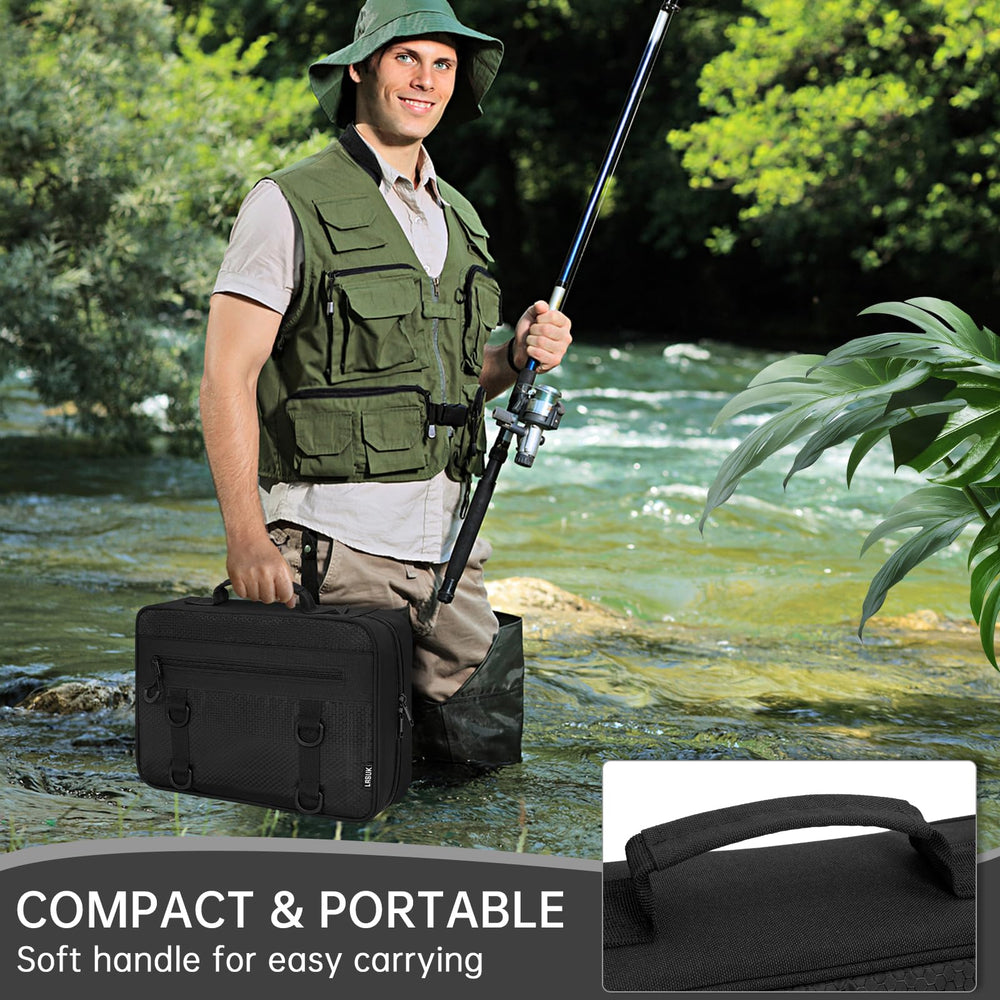 Dimensions 12.9 x 9 x 3 inches LASUK lure bag