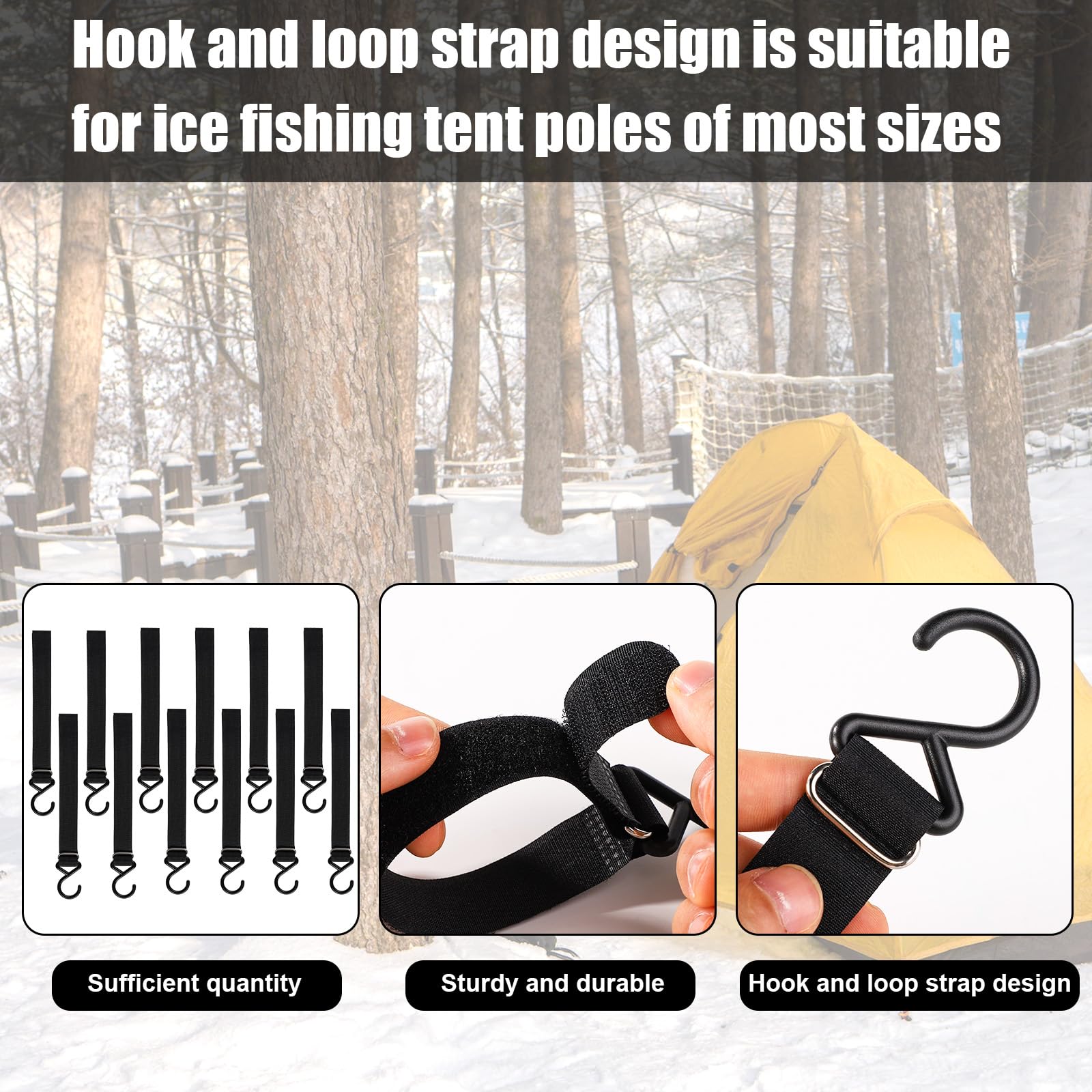 Close-up of plastic hook dimensions 5.5x3.5 cm