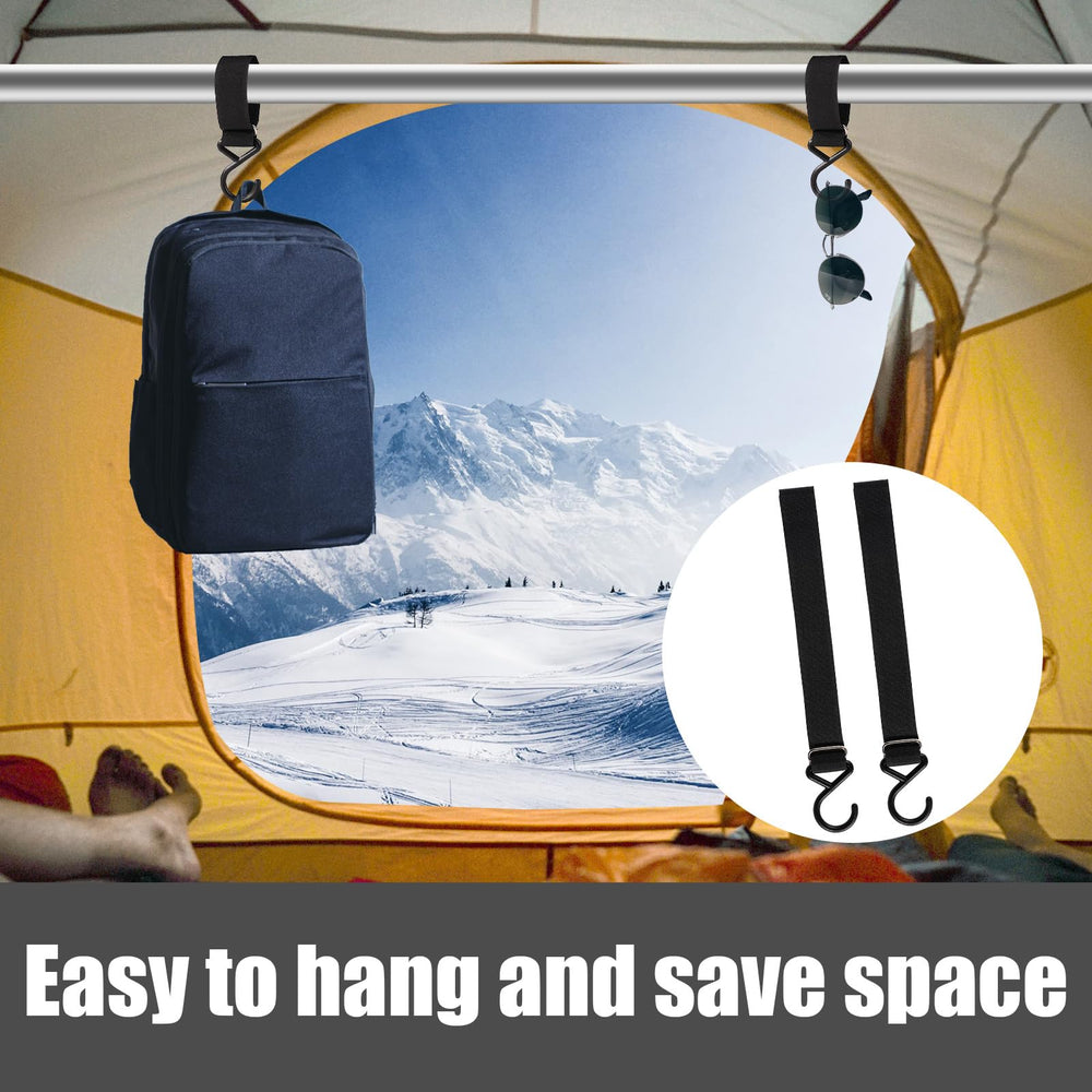 12-pack ice fishing coat hooks for shelter storage