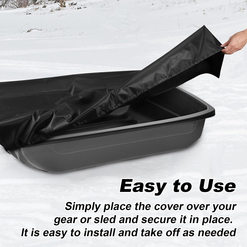 Lasuroa jet sled cover black color shields interior against sun glare