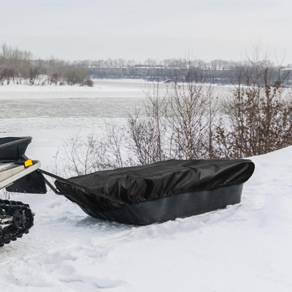 Lasuroa jet sled cover ideal for ice fishing trips and hunting adventures