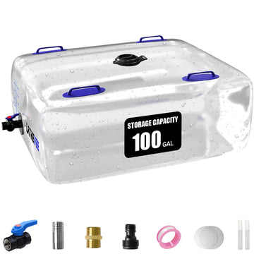 LATHEVEE 100-gallon bladder with wide opening for fast filling and thorough cleaning