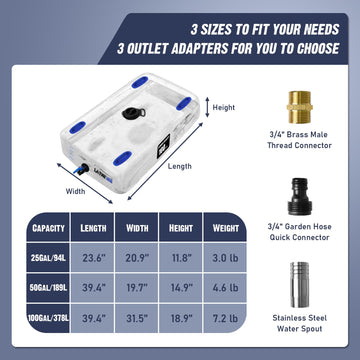 LATHEVEE water bladder folded storage shows compactness for home or car.