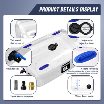 LATHEVEE durable PVC storage container for long-term outdoor use