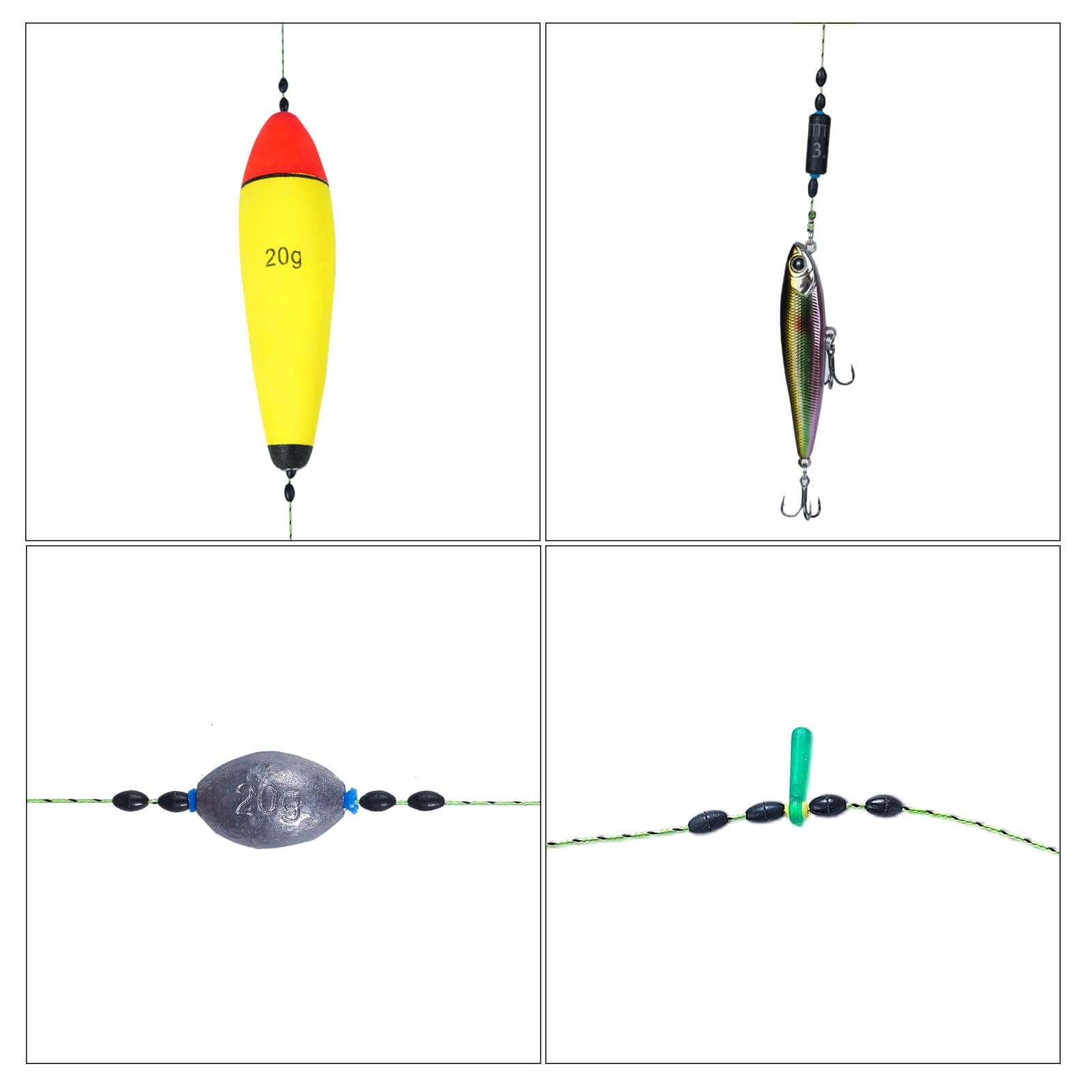 Portable plastic box for the bobber stopper kit