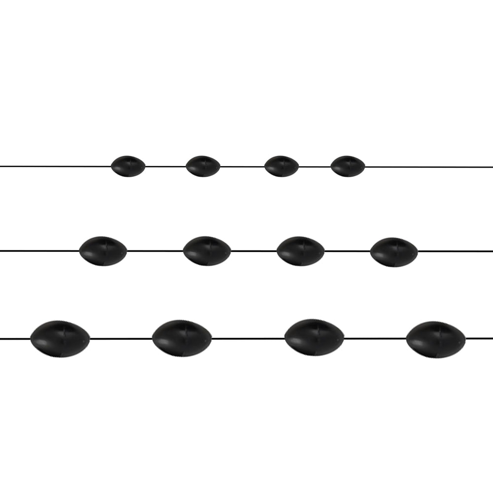 Demonstration of bobber stops on fishing line during setup
