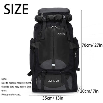 Lawaia 70L top pocket for quick access during hikes
