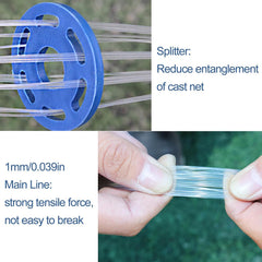 Lawaia cast net in saltwater use during coastal fishing