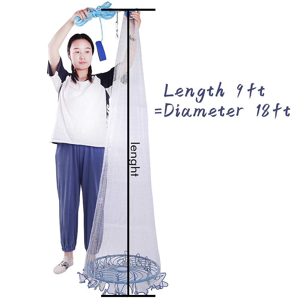 Lawaia nine-foot-radius net boosts versatility for coastal setups