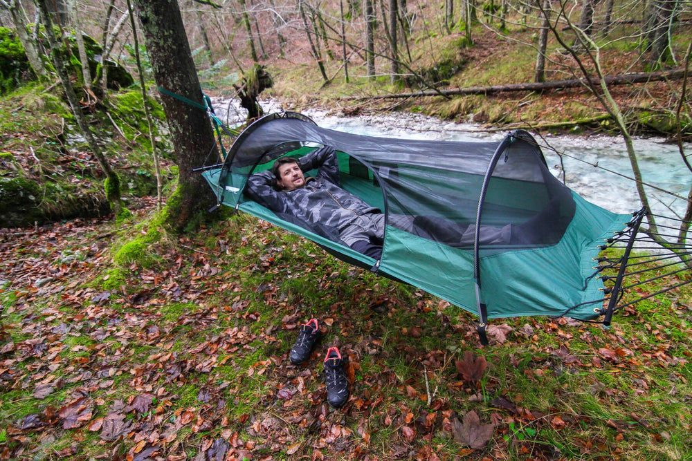 Lawson Blue Ridge compact pack size fits easily in small packs for trips.