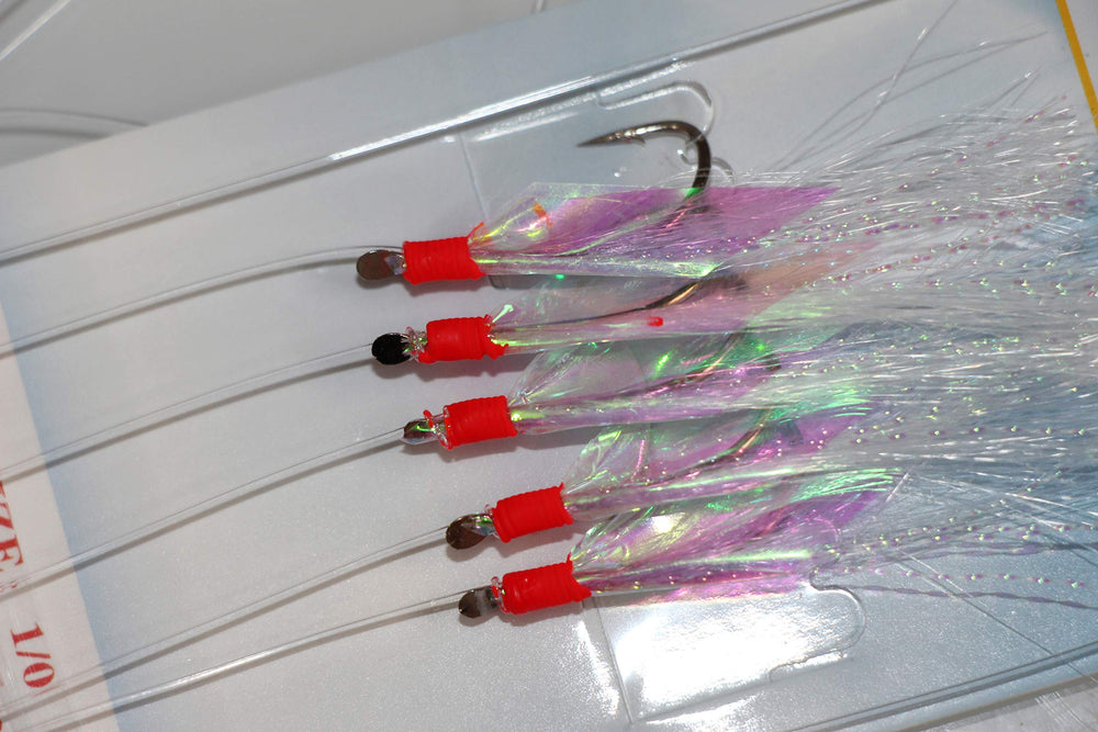 Laxygo fishing flasher beads and swivels enable quick rig changes.