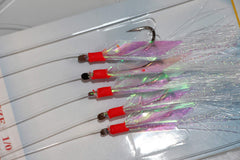 Laxygo fishing flasher beads and swivels enable quick rig changes.