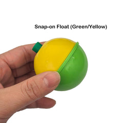 Pack of 20 mixed-size Laxygo fishing floats