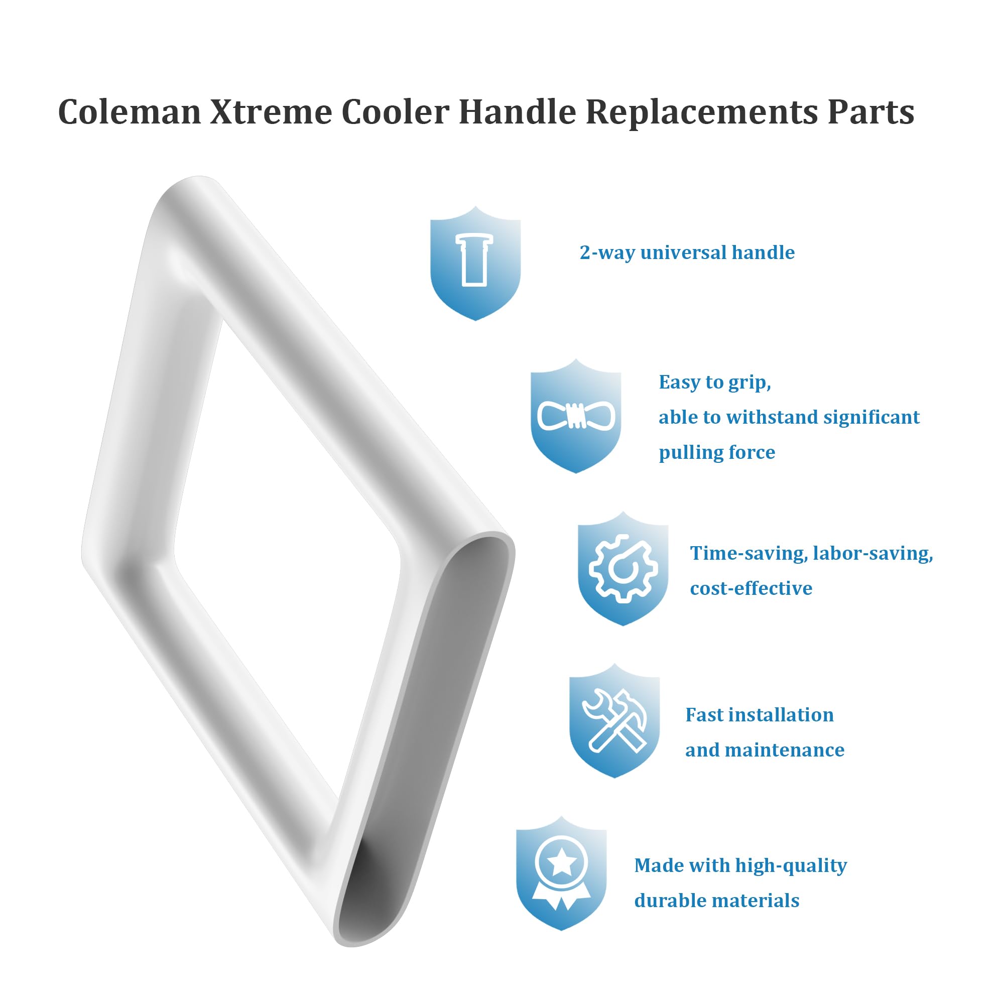 LBB-Parts heat-resistant material icon, emphasizes durable cooler handle.