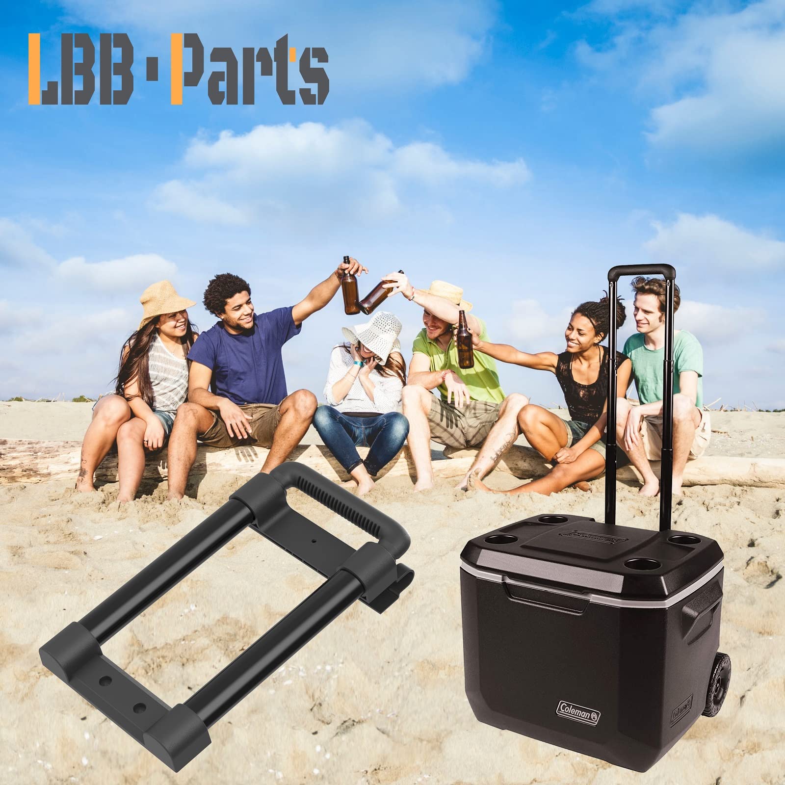 LBB-Parts fully assembled setup demonstrates reliable transport with a new handle.
